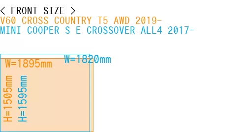 #V60 CROSS COUNTRY T5 AWD 2019- + MINI COOPER S E CROSSOVER ALL4 2017-